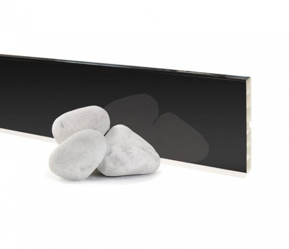 Цоколь пластиковый h100мм, L-4м, черный глянец 10.0330 4м