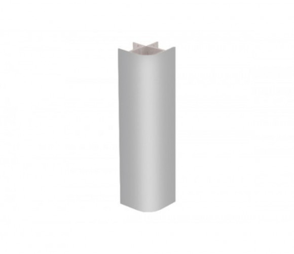 Угол цоколя универсальный 90гр., Н=100мм, Алюминий