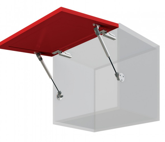 Газлифт 10кг Серый GL102GR/100/3   БОЯРД