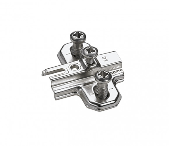 107922302 Монтажная планка для SlideOn, дист.3мм, с винтами