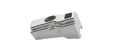 43037 Угловой адаптер 10А, никелированный, для монтажных планок 9000