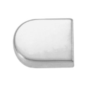 Заглуш для петл(H502) под стекл Хром BOYARD H16CP овал