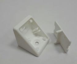 Уголок+крышка монтажный, белый №1