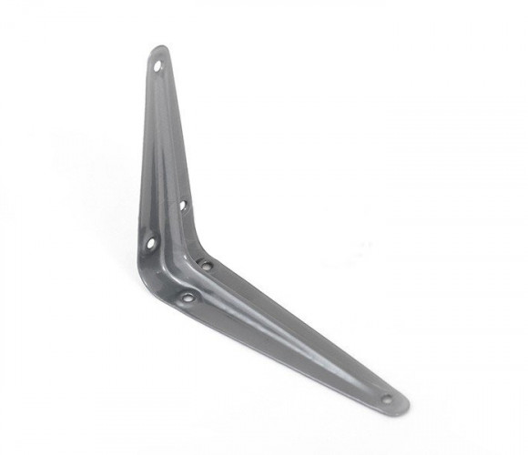 Консоль с одним ребром жесткости 150х200х0,7мм, металлик  111702