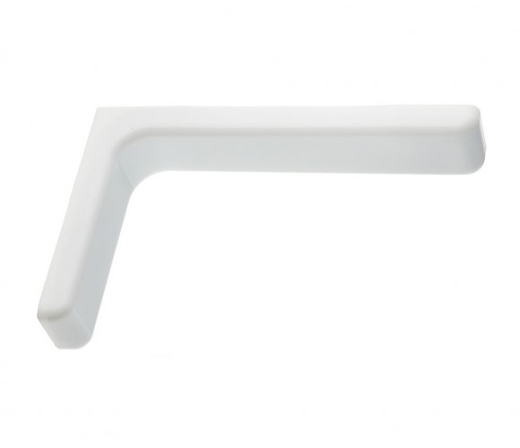 Полкодержатель декоративный 18см WB-WS-18-010 (белый)   2 шт.