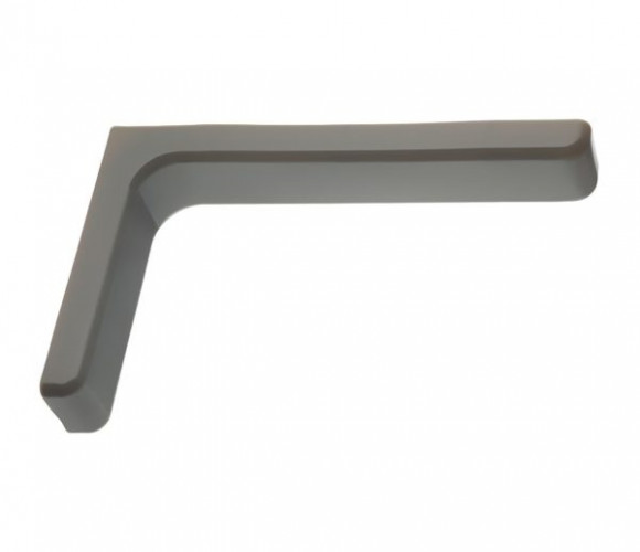 Полкодержатель декоративный 18см WB-WS-18-060 (серый)   2 шт.