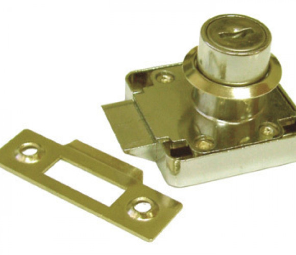 Замок Z348GP "английский" с защелкой золото полированное Z348GP.1/22