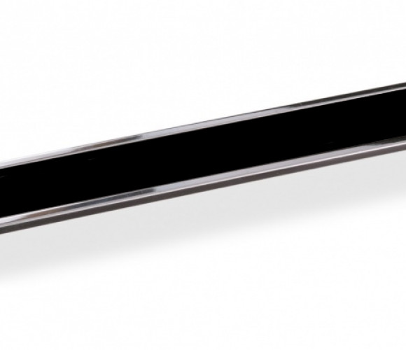 Ручка - скоба FS 137 128 Cr глянцевый/эмаль черная 395 (20 шт.)