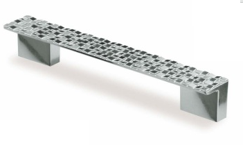 Ручка С 22 096/128 металлик