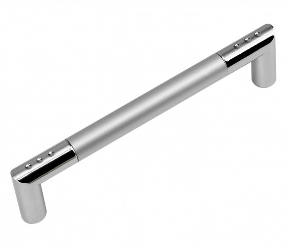 RS054CP/SC.4/128 хром полированный/сатиновый хром ручка