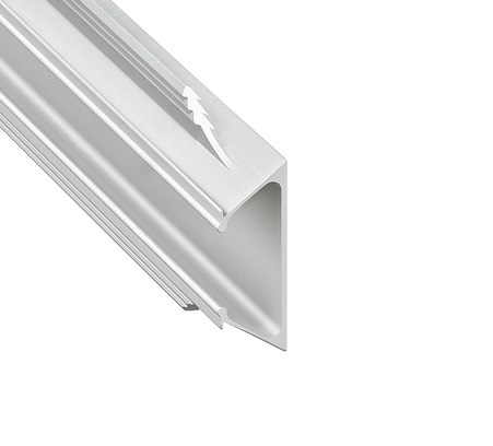 Профильная ручка алюм. серебр. 2500мм (126.13.900)