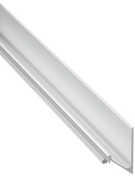 Профильная ручка-планка, алюм. серебр. 2500мм (126.35.925)