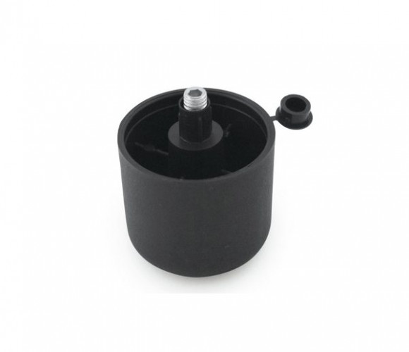 Опора регулируемая для шкафов D50х44мм, черная    D5008