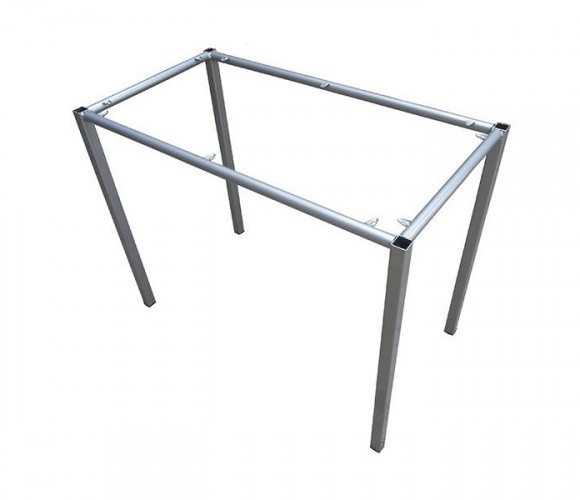 Каркас стола прямоугольный 930*490*710 серебро