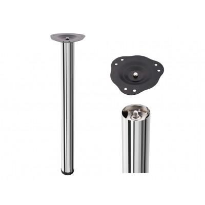 Опора стола 820х60мм  Хром. КРЕПЛ.ШТАМП