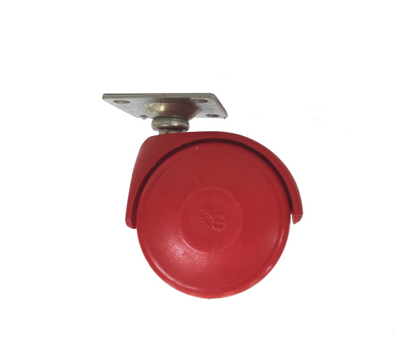 Опора колесная d=50, h=68 красная H-401 (090365)