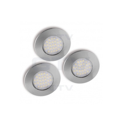 Светильник светодиод. BARRI PLUS (теплый) 3x1,5W, 230V, 2700K