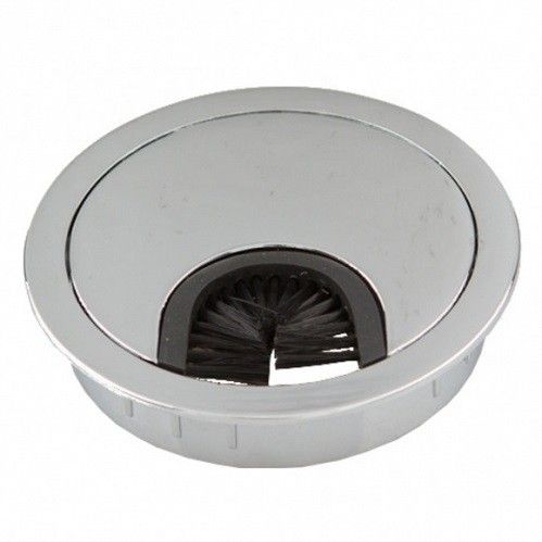 Заглушка кабель-канал метал-ая D-60мм хром PM-LBFI60-01