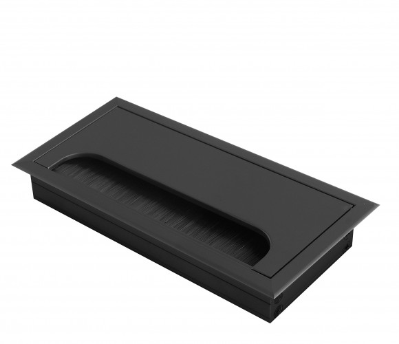 Пропуск для кабеля Merida 80x160, черный (LB-80x160-20) LB-80x160-20