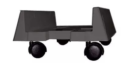 Подставка под системный блок Черная PU-PKO-00-20