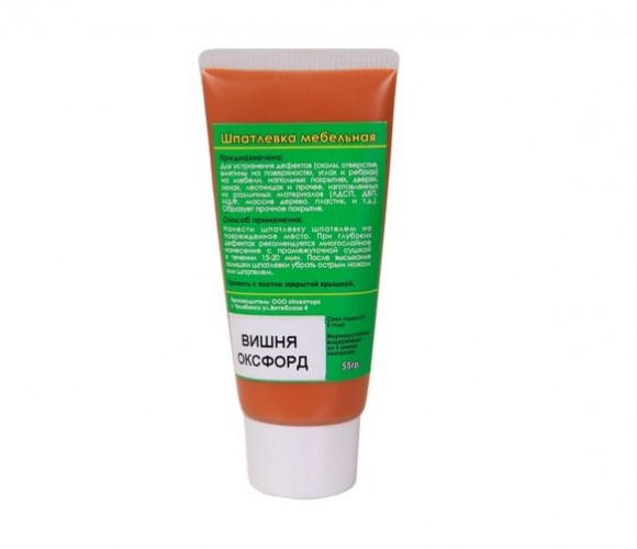 Шпатлевка мебельная, цвет вишня оксфорд