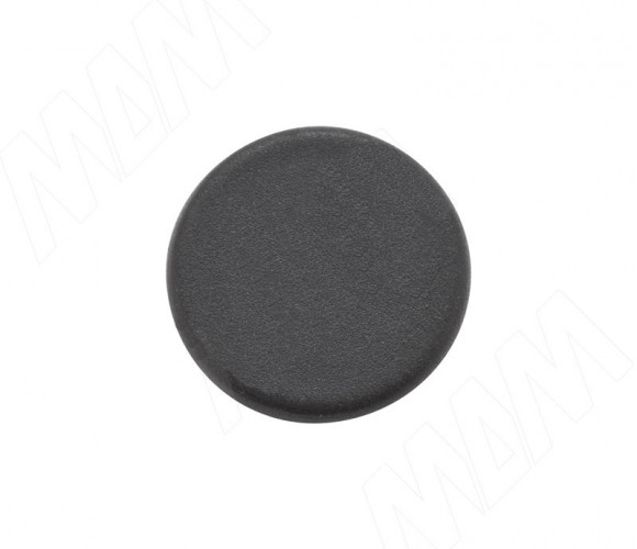 Заглушка эксцент. Черная №4 (ШАГРЕНЬ)