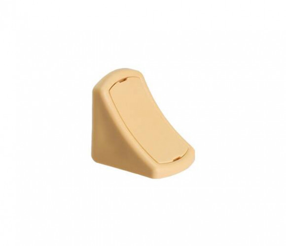 Уголок с 2-мя отверстиями и крышечкой, цвет Бежевый 1003/728