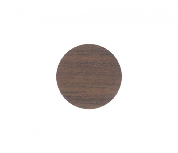 Заглушка самокл. d=14мм Орех аида табак 14.806 (25шт/лист)