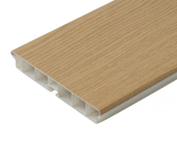 Универсальное закругление цоколя L=1м 100мм, Дуб Горный