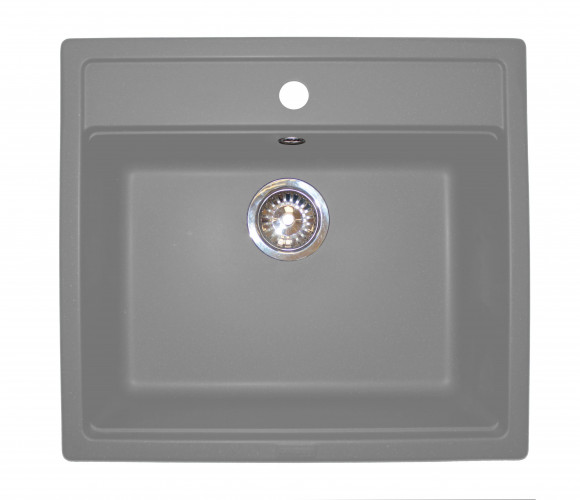 Мойка Кватро Серая   595*505*200мм   GRANIT