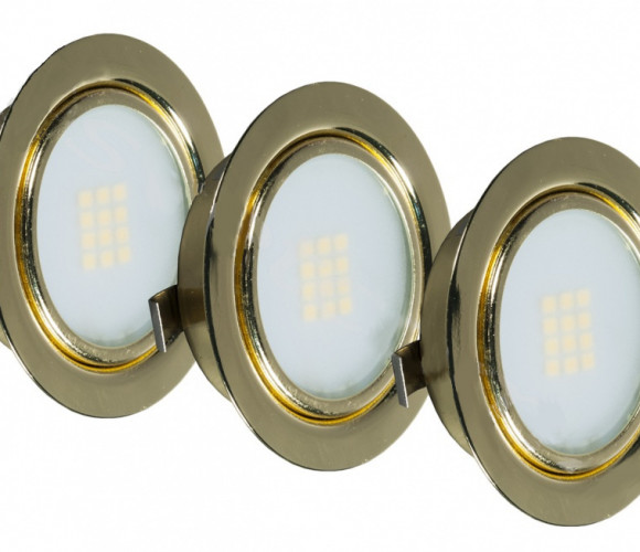 Светильник LED Replis-2 (3000К) золото х 3   19.141.02.628