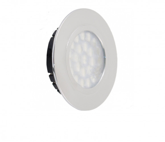 Светильник LED Polo 220V 4Вт,4000К, хром, 2835х24LED с линз.,330Лм, 220В, пластик,каб.04.112.02.401