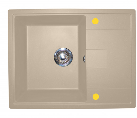 Мойка ЦЕНТРО Песок 645*505*200мм   GRANIT