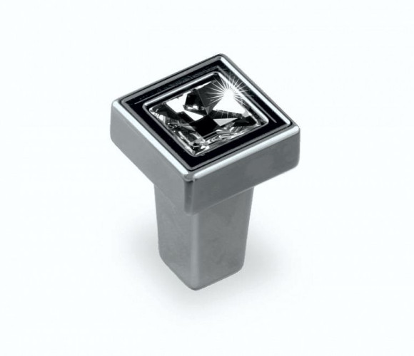 Ручка - грибок FB 018000 Хром матовый/кристалл (50 шт)