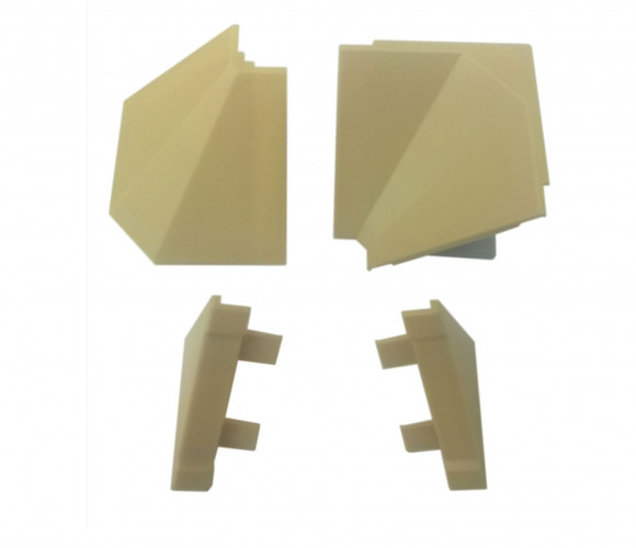 Комплект заглушек бежевый