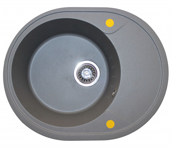 Мойка ЛИРА Серая 620x500x200мм   GRANIT