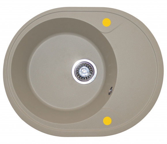 Мойка ЛИРА Песок 620x500x200мм   GRANIT