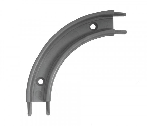 Радиус накладной металлик, серебро             0655 2019