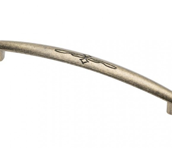 Ручка OLBIA L-128мм, старое золото   UZ-OLBIA-128-04