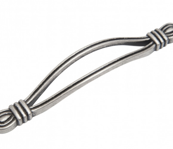 RS454BAZ.3/128 Черненый старинный цинк Ручка OLIVIA