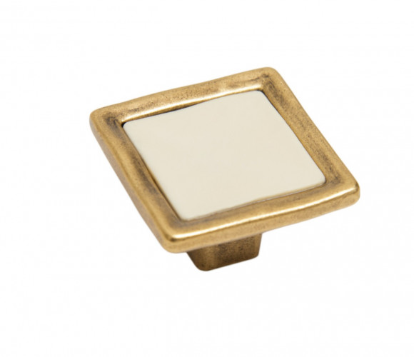 RC113MAB.4/Bg Матовая старинная латунь/Бежевый Ручка TOTEM