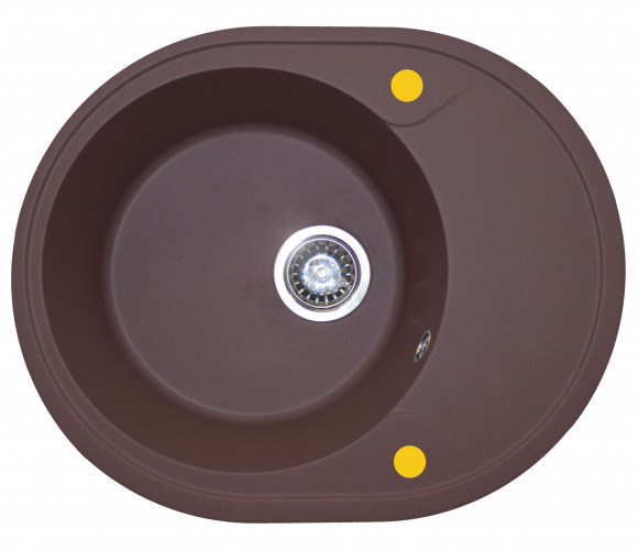 Мойка ЛИРА Шоколад 620x500x200мм   GRANIT