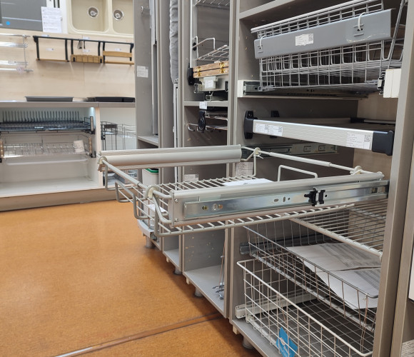 Корзина для белья с бортиком 500мм 45А003      468х500х85