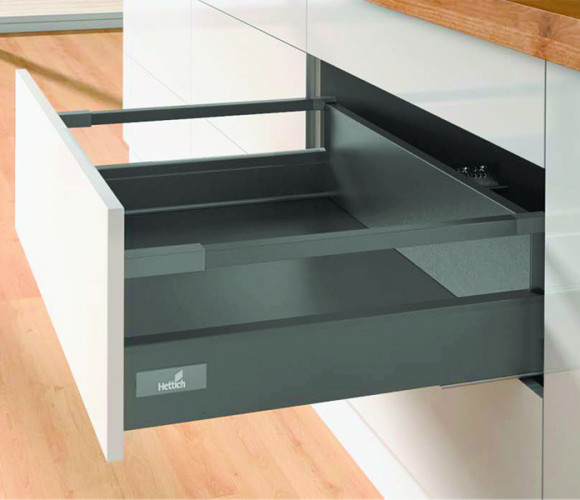 9234552 КОМПЛЕКТ КОРОБА INNOTECH ATIRA ПОЛН. ВЫДВ. С SILENT SYSTEM, H144, NL520, РЕЛИНГИ, АНТРАЦИТ