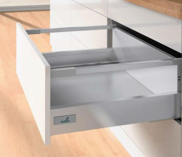 9228913 КОМПЛЕКТ КОРОБА INNOTECH ATIRA ПОЛН. ВЫДВ. С SILENT SYSTEM, H176, NL470, РЕЛИНГИ, СЕРЫЙ