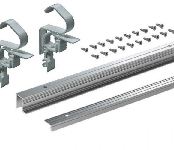 9239311 КОМПЛЕКТ ПРОФИЛЕЙ WINGLINE L,L1200,С ПЕРФОРАЦИЕЙ,АЛЮМИНИЙ,АНОДИРОВАННЫЙ