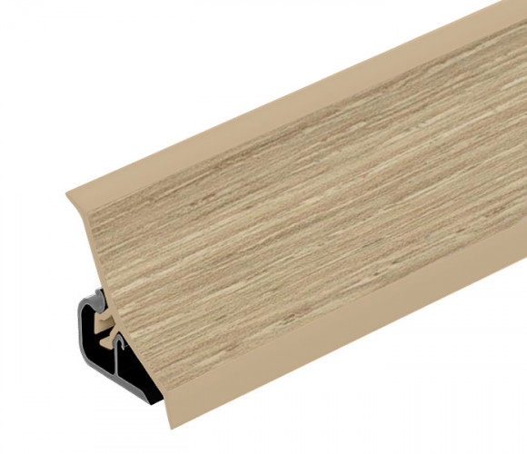 Thermoplast 120 - Плинтус - 3230  Дуб сонома светлый (Скиф 323) 18*18*3000 (MRK 120-1245)