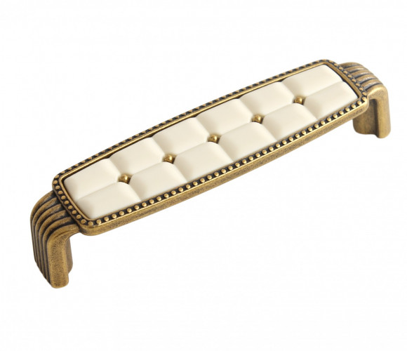 RS122MAB.4/96/Bg Матовая старинная латунь/Бежевый Ручка BELLE