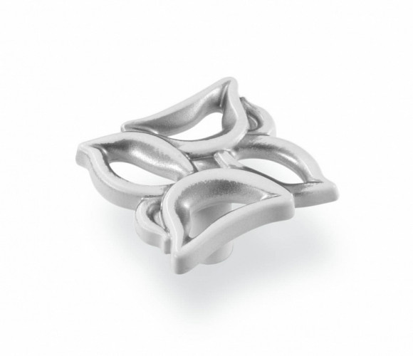 Ручка - грибок FB 059 000 Серебро прованс/9003 белый матовый (ТЗ) (50 шт.)