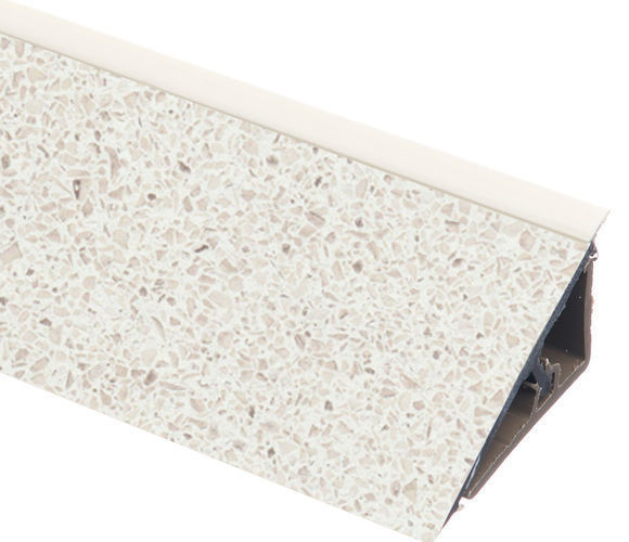 REHAU Перфетто-лайн - Плинтус №041     Сонора белый  4200мм.  16070361001